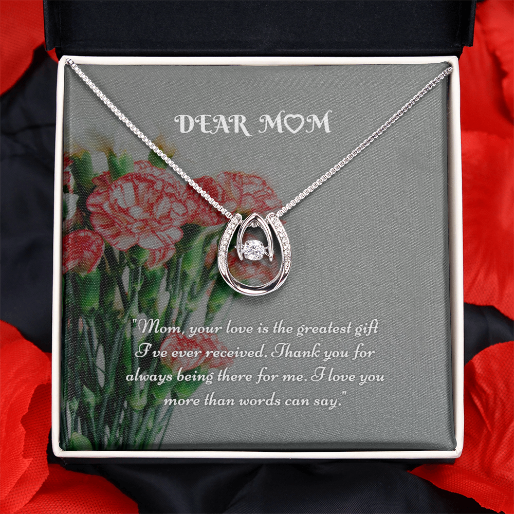 Ryr Jewelry - Lucky In Love Necklace - Unforgettable Christmas Valentine Necklace Gift for Mom