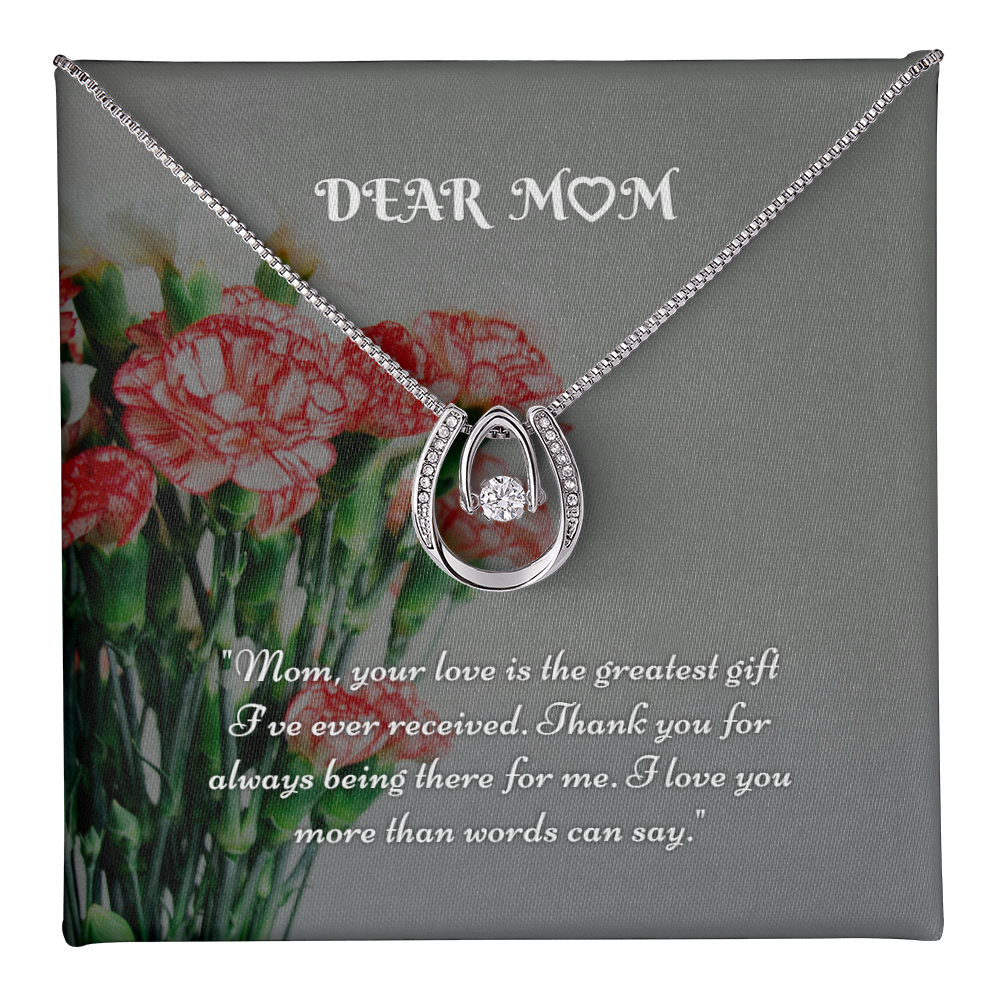 Ryr Jewelry - Lucky In Love Necklace - Unforgettable Christmas Valentine Necklace Gift for Mom