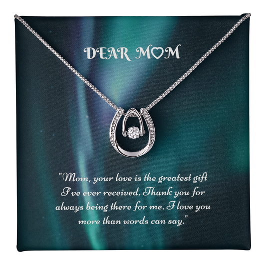 Ryr Jewelry - Lucky In Love Necklace - Unforgettable Christmas Valentine Necklace Gift for Mom