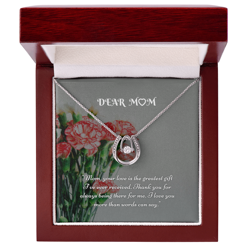 Ryr Jewelry - Lucky In Love Necklace - Unforgettable Christmas Valentine Necklace Gift for Mom