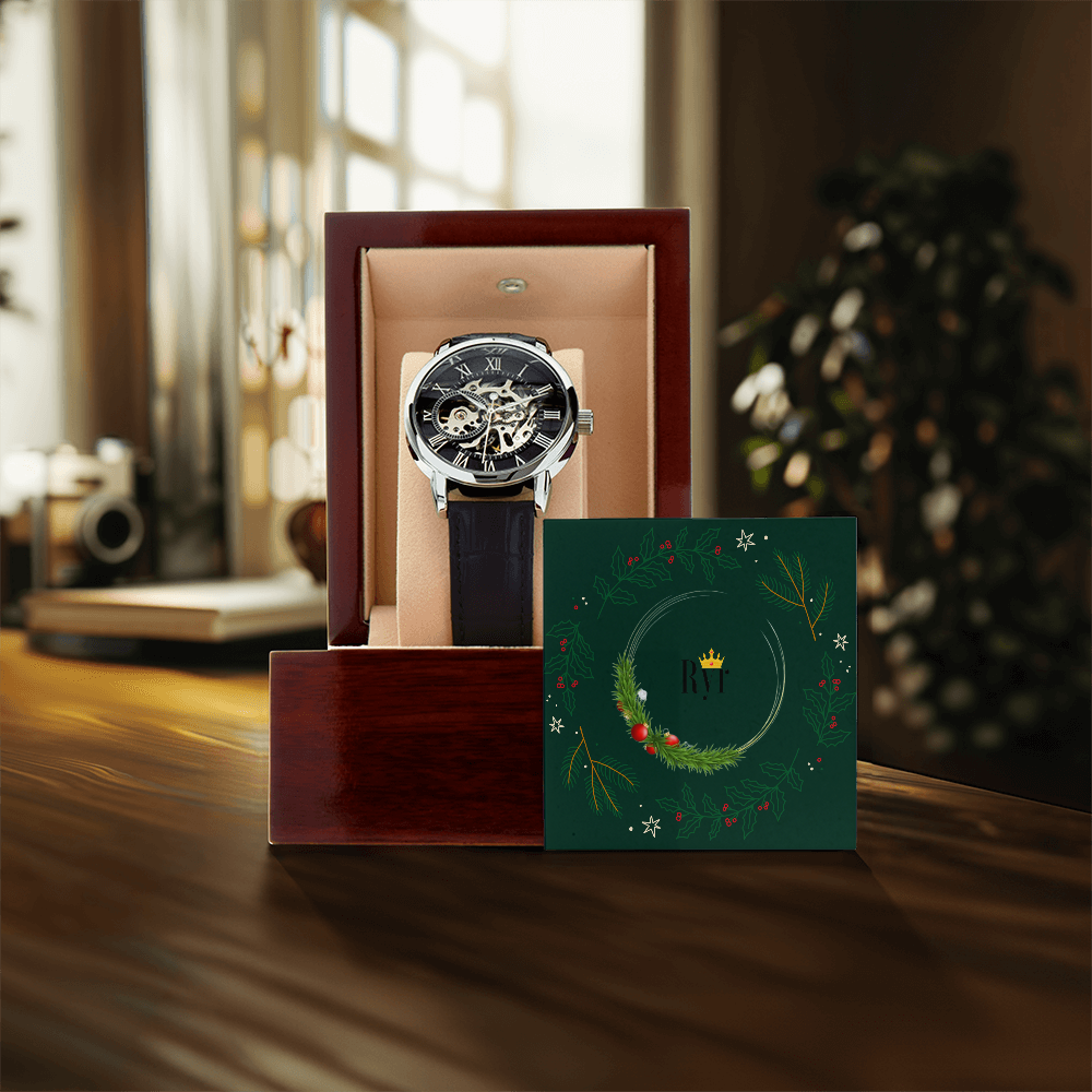 Ryr Jewelry - Openwork Watch - Christmas Gift For Men