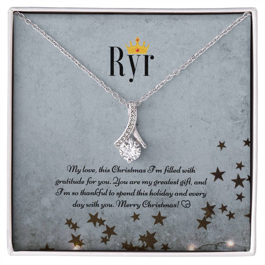 Ryr Jewelry - Alluring Beauty Necklace - The Ultimate Christmas Necklace Gift for Her