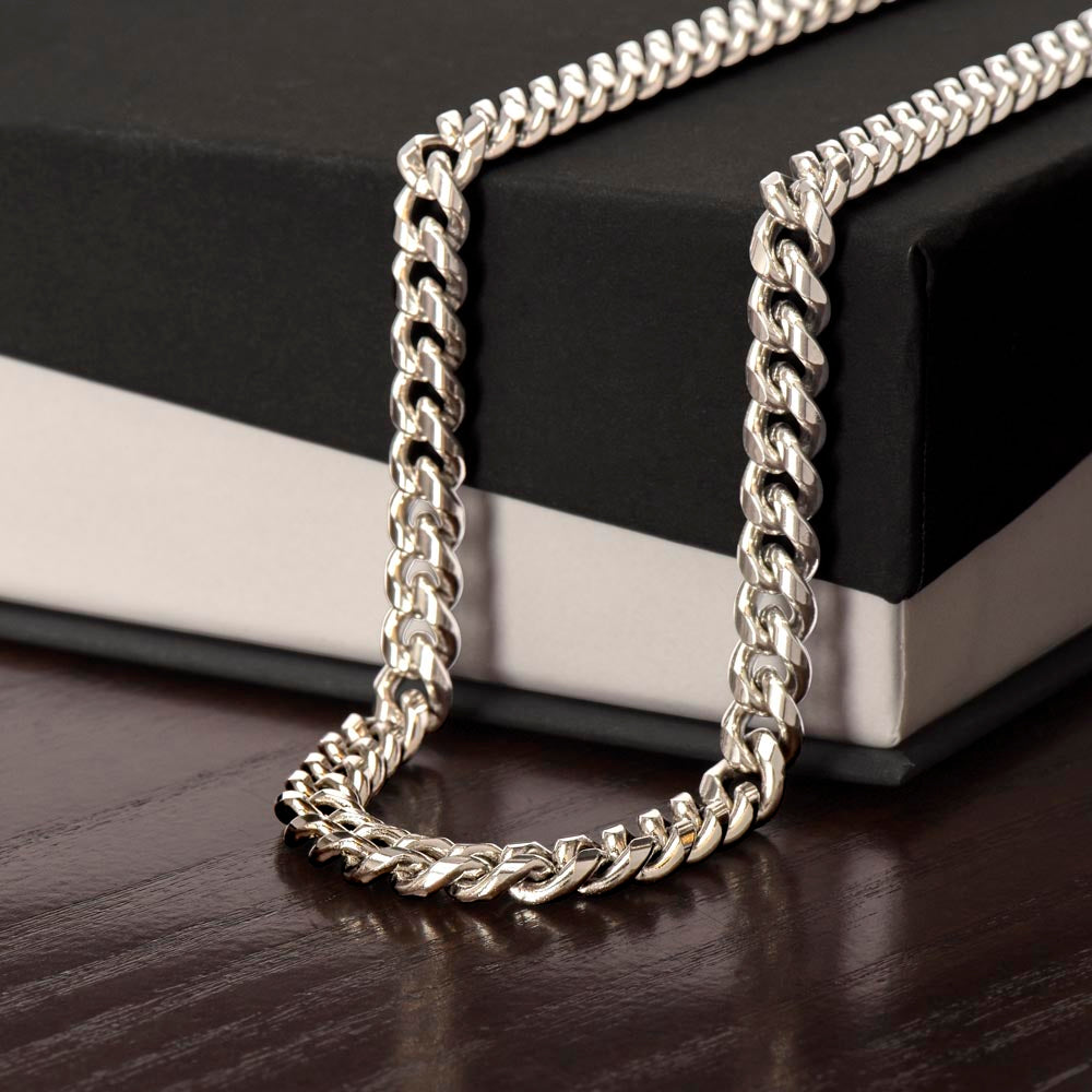 Ryr Jewelry - Non-Message Card Cuban Link Chain for Men