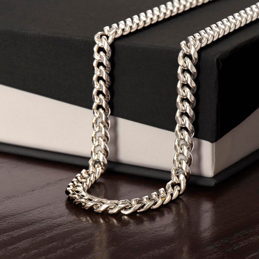 Ryr Jewelry - Non-Message Card Cuban Link Chain for Men