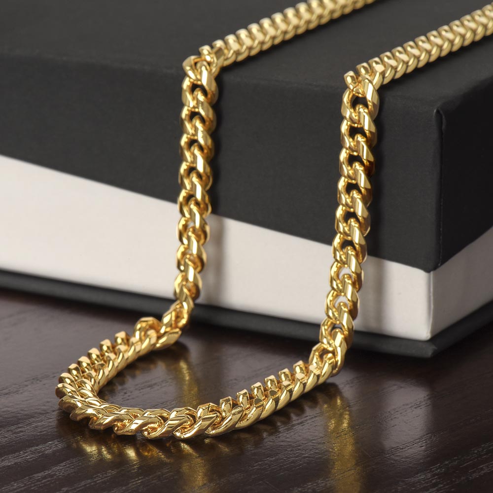 Ryr Jewelry - Non-Message Card Cuban Link Chain for Men