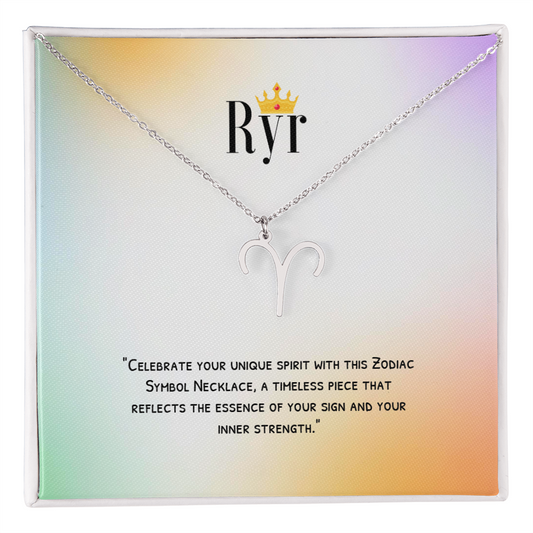 Ryr Jewelry - Zodiac Symbol Necklace - Best Gift for Women