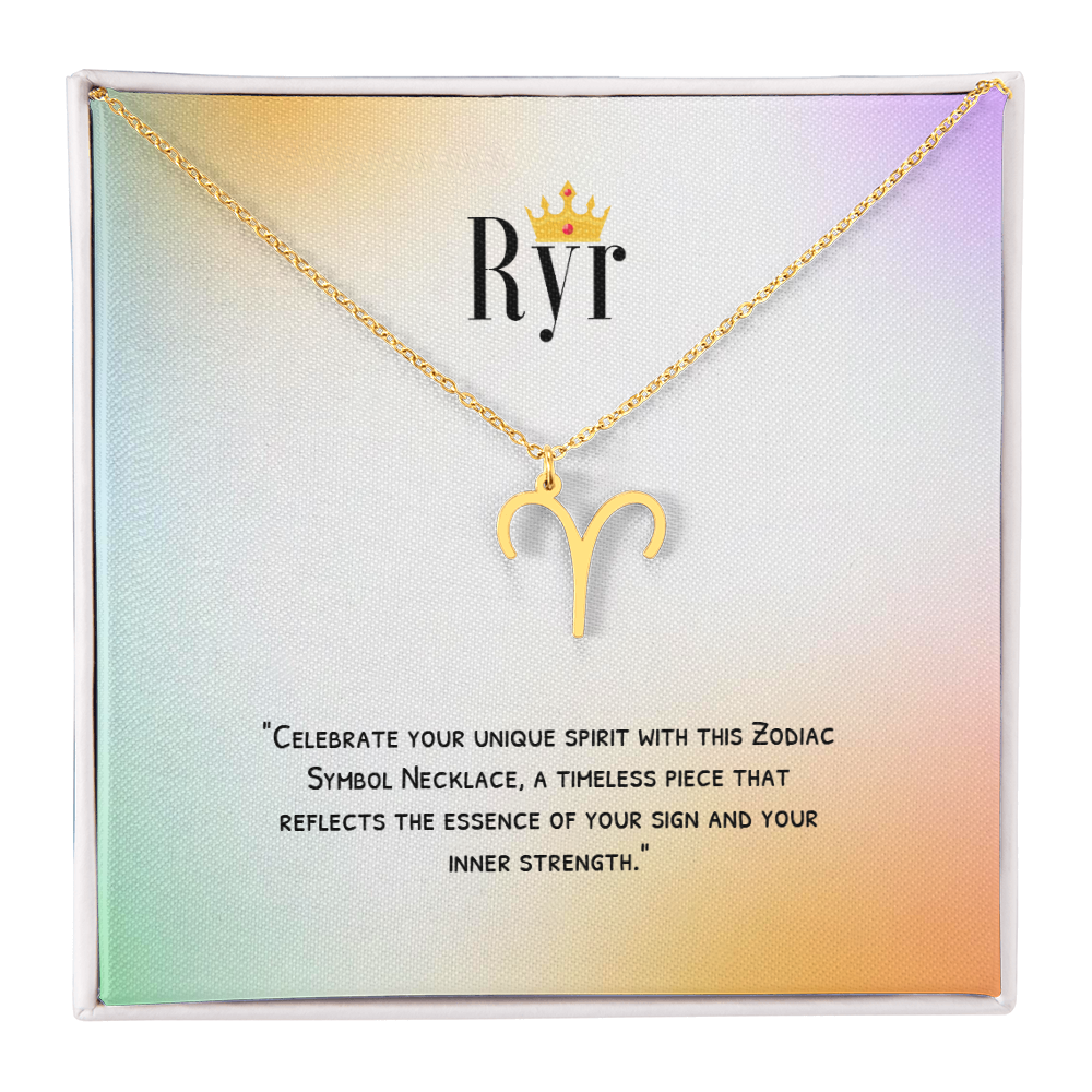 Ryr Jewelry - Zodiac Symbol Necklace - Best Gift for Women