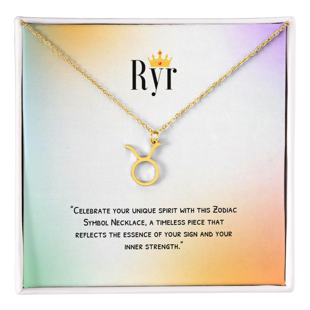 Ryr Jewelry - Zodiac Symbol Necklace - Best Gift for Women