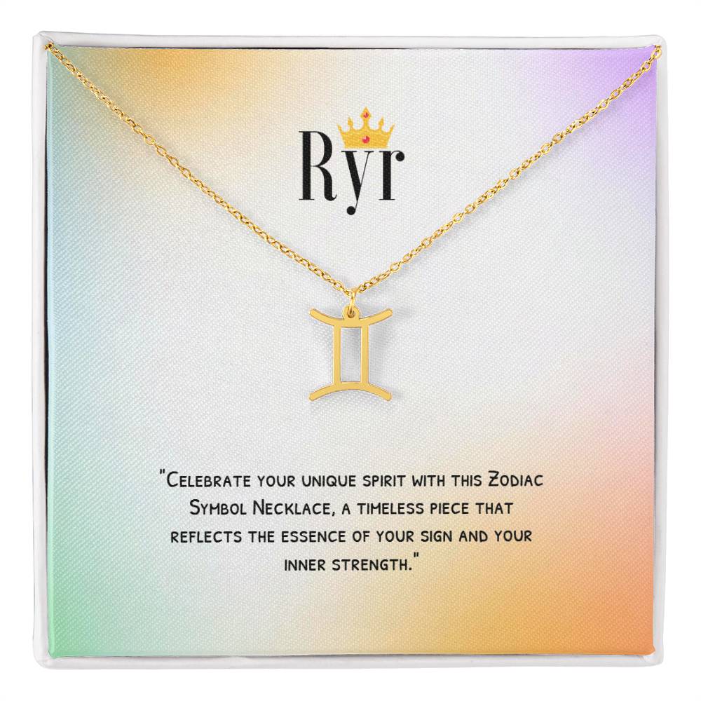 Ryr Jewelry - Zodiac Symbol Necklace - Best Gift for Women