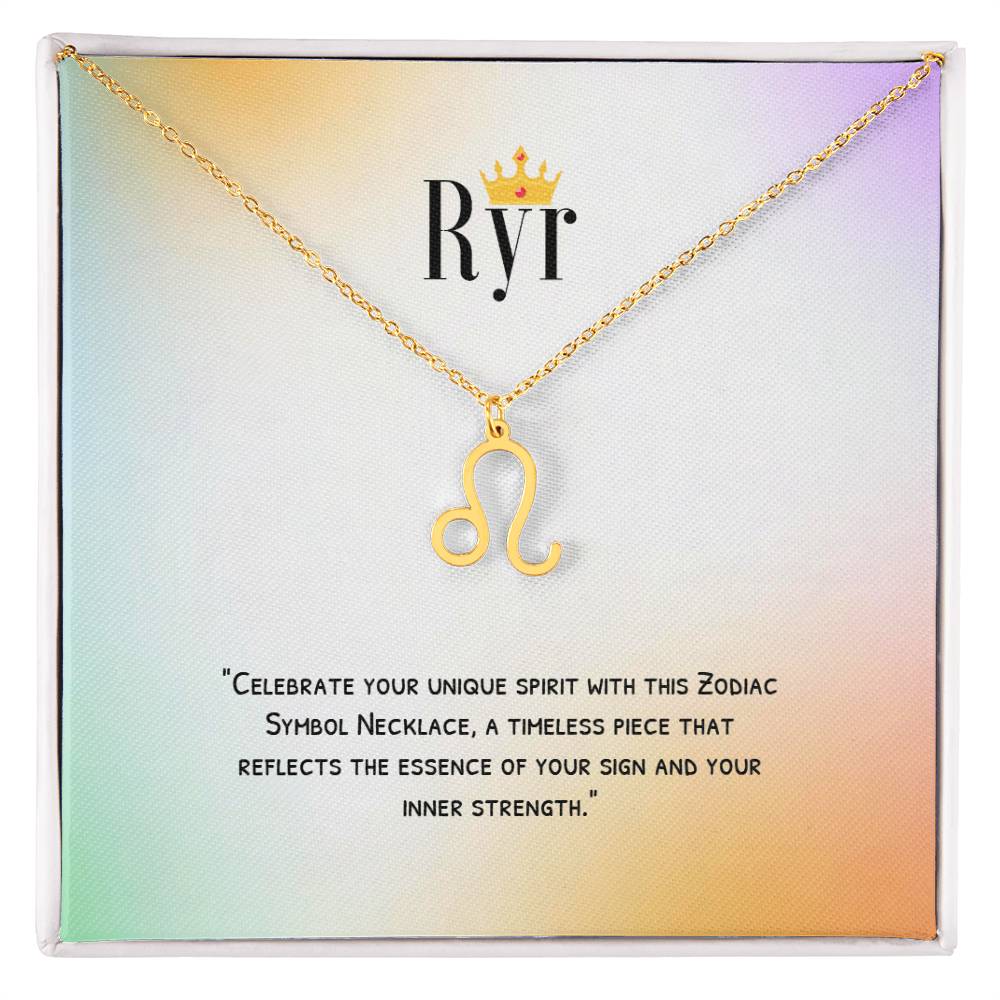 Ryr Jewelry - Zodiac Symbol Necklace - Best Gift for Women