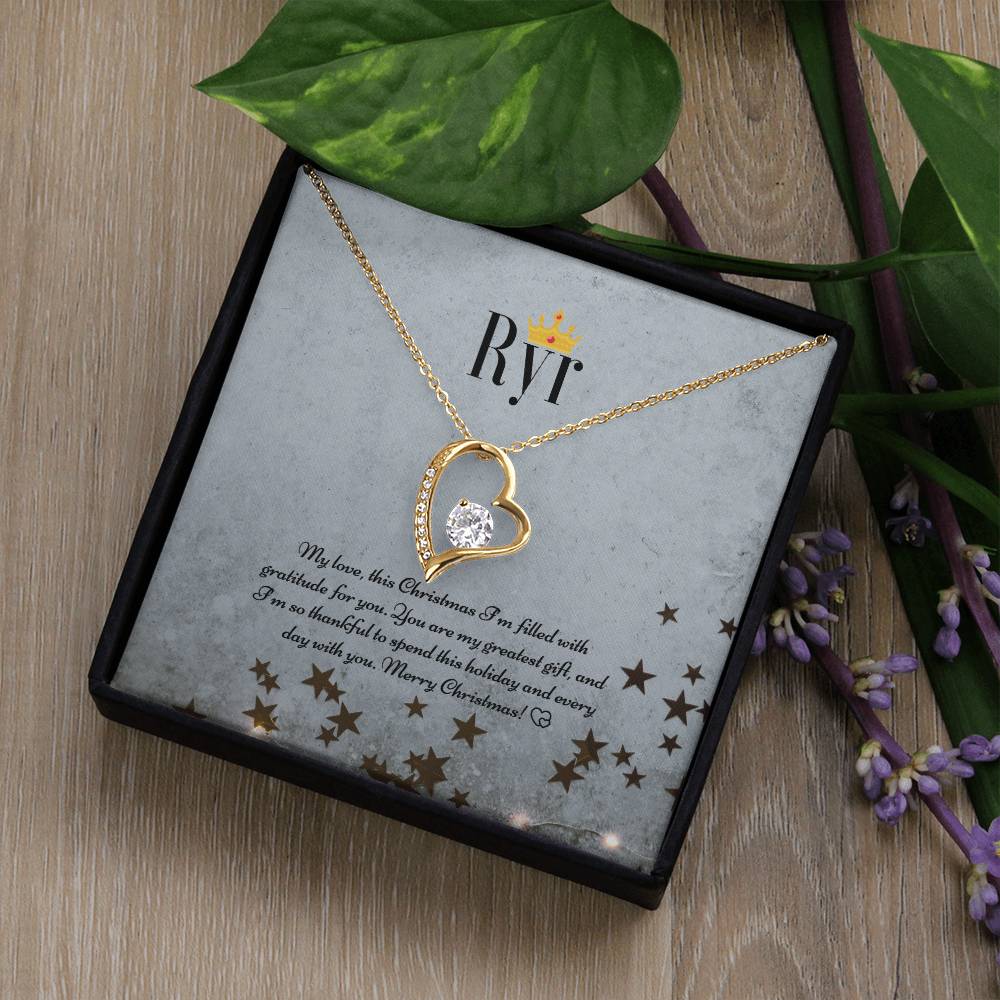 Ryr Jewelry - Forever Love Necklace Best Gifts for Wife from Husband - For Christmas